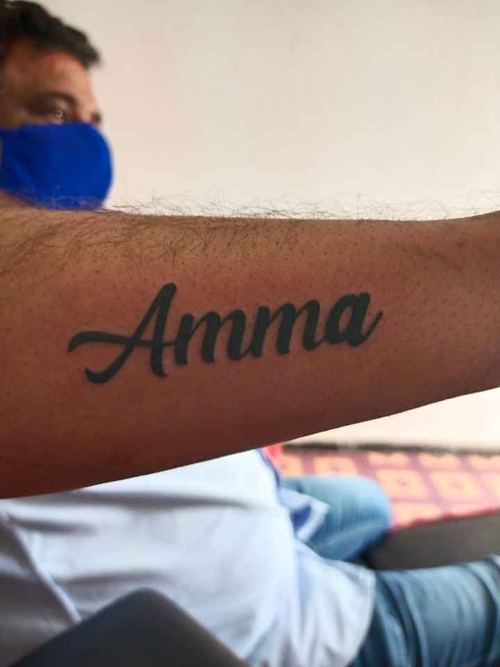 My Amma Tattoo | Ashram Diary-cheohanoi.vn